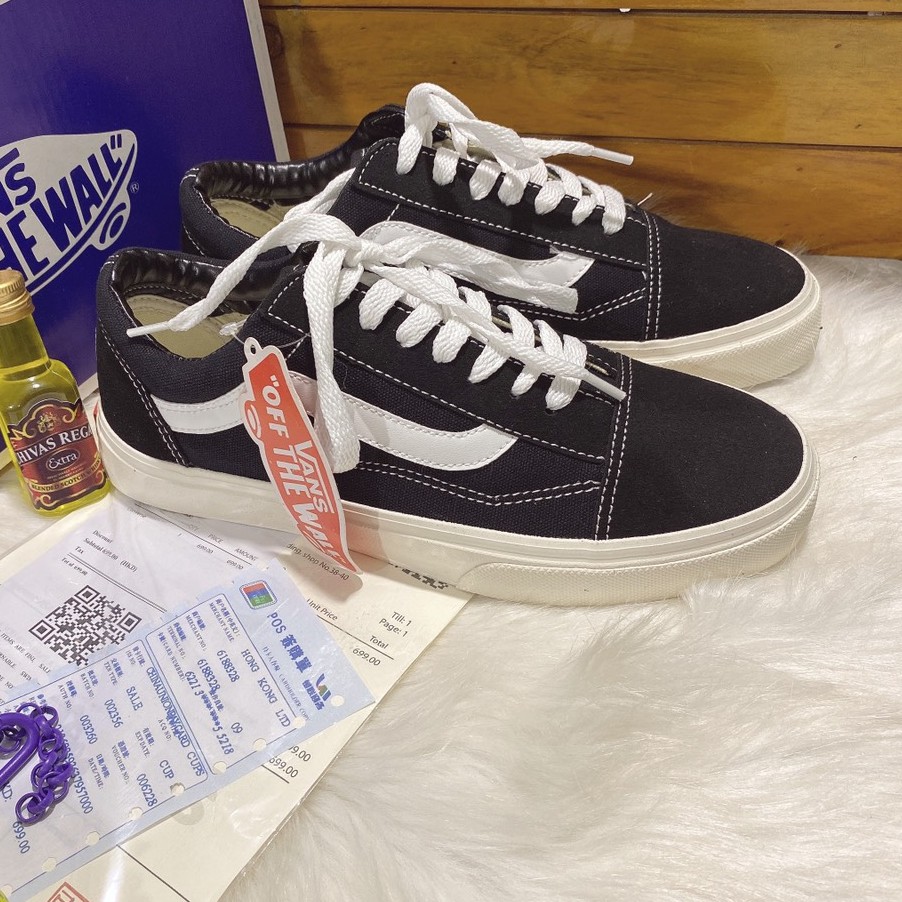 [VIDEO+ẢNH thật] GIÀY VANS VAULT OLD SKOOL MÀU ĐEN nam nữ 2021 Full Box Bill