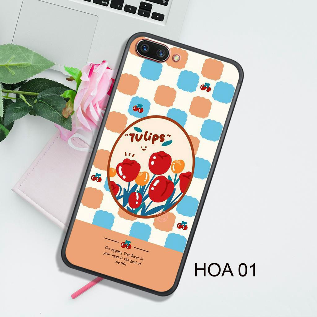 Ốp Lưng  OPPO A1K - A3S - A5 - A8/A31 - A71 - A73 - A83 - A93 4G , In Hình HOA, Màu Sắc Bắt Mắt.