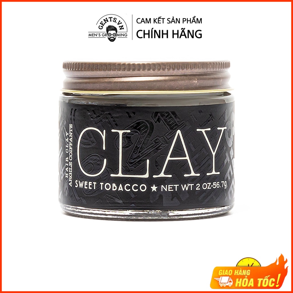 Sáp vuốt tóc nam cao cấp 18.21 Man Made Clay 57g chính hãng