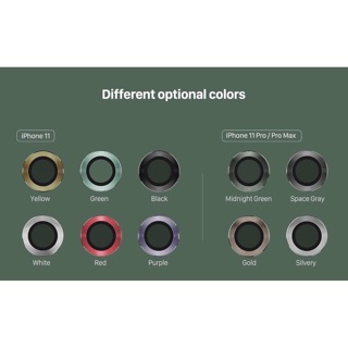 Bảo vệ mắt camera IPhone 11 / 11 Pro / Pro Max