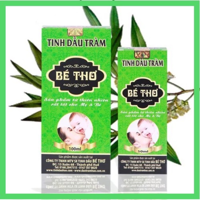 Dầu tràm bé thơ chai vừa đa năng tiện dụng mùa đông bé yêu