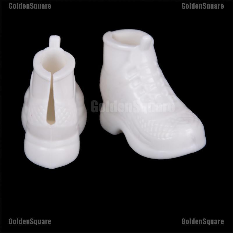 10 Đôi Giày Thể Thao Màu Trắng Cho Búp Bê