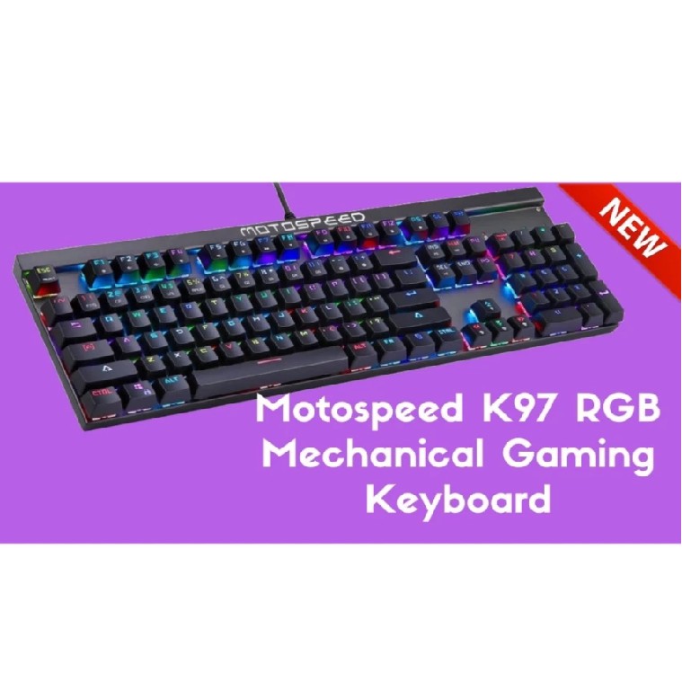 [Mã SKAMA06 giảm 8% đơn 250k]Bàn phím cơ Motospeed K97 TKL LED Blacklight Gaming Keyboard