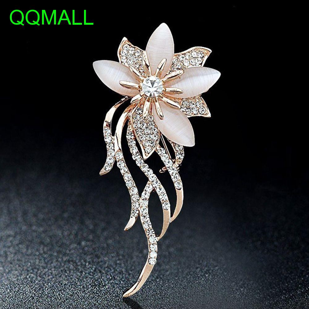 Flower Fashion Crystal Women Bridal Brooch Brooch