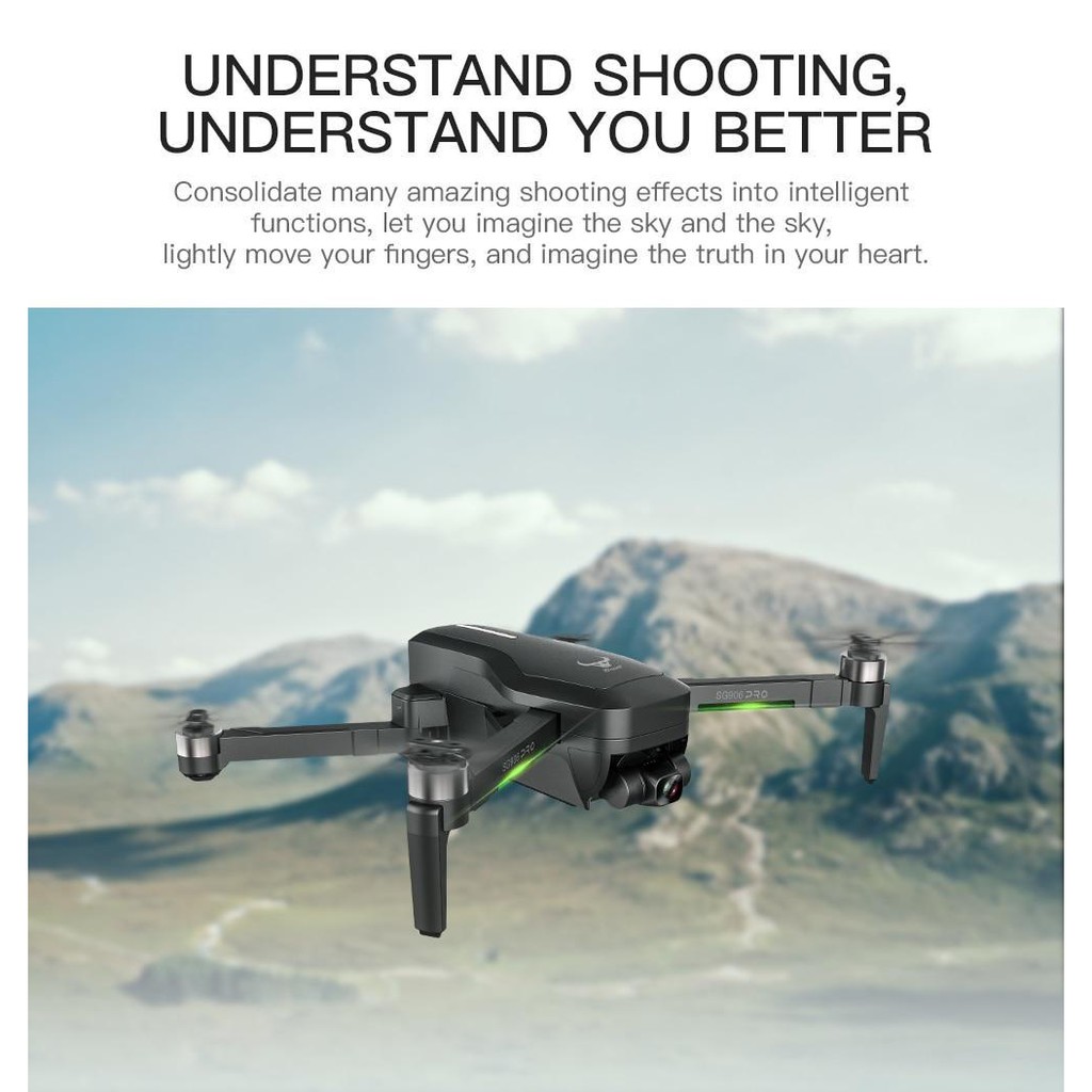 GỒM BALO - Máy bay Flycam ZLRC SG906 Pro 2  Camera 4k, gimbal chống rung 3 trục, GPS Camera Wifi 5G