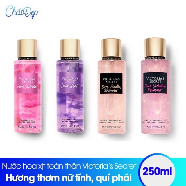 Nước hoa xịt toàn thân Victoria's Secret 250ml