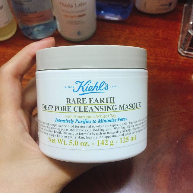 [ Mini 14ml_28ml/ Fullsize 125ml ] Mặt nạ đất sét KIEHL.S Rare Earth Deep Pore Cleansing Masque 125ml