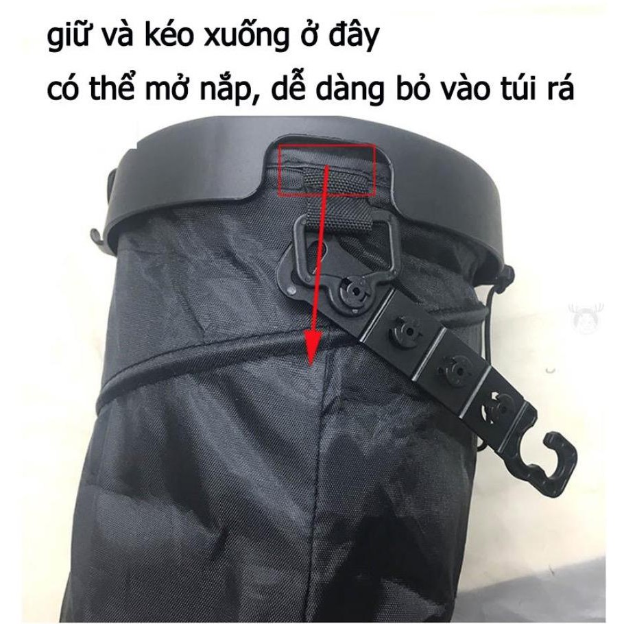 Thùng đựng rác trên xe ô tô có thể gấp lại được - Home and Garden