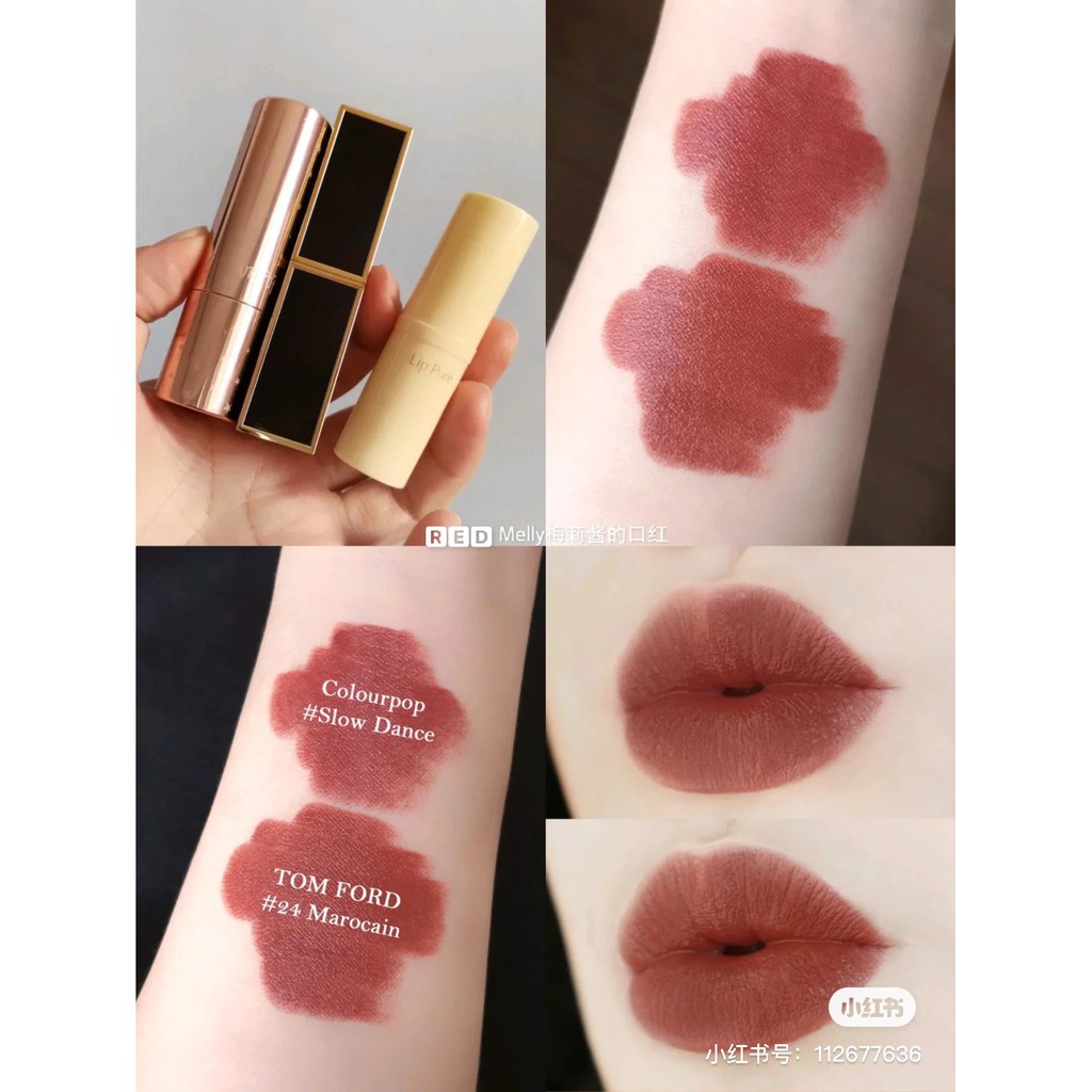 Son thỏi Colourpop LUX Lipstick Creme/ Blur màu Slow Dance, Still Crazy