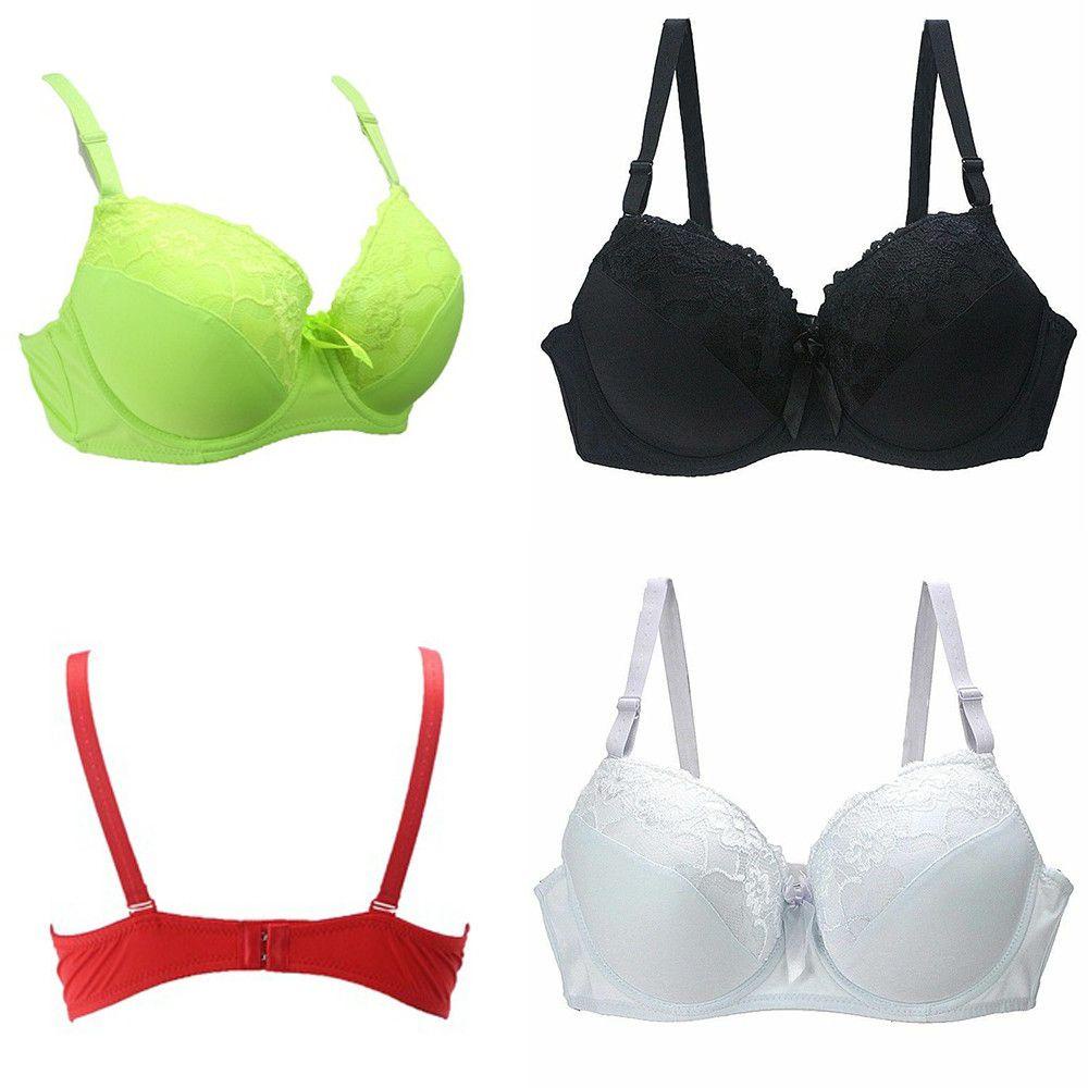 Áo Lót Nâng Ngực Phối Ren Plus Size Cho Nữ