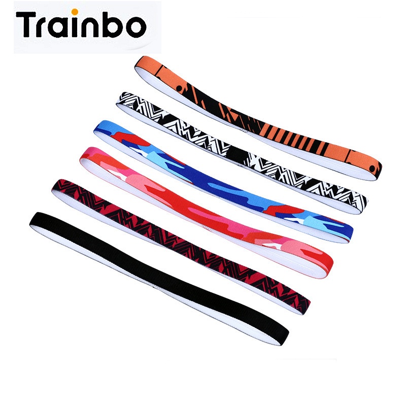 Trainbo Băng Đô Bandana Co Giãn Bằng Silicone Chống Trượt Thấm Hút Mồ Hôi Dùng Khi Tập Thể Thao
