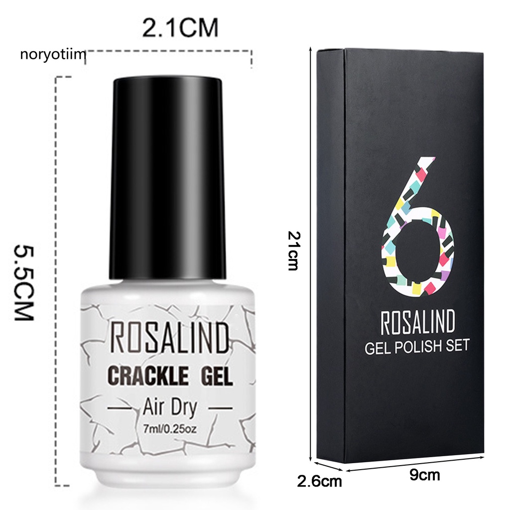 Gel Sơn Móng Tay Khô Nhanh 6 Màu Tùy Chọn