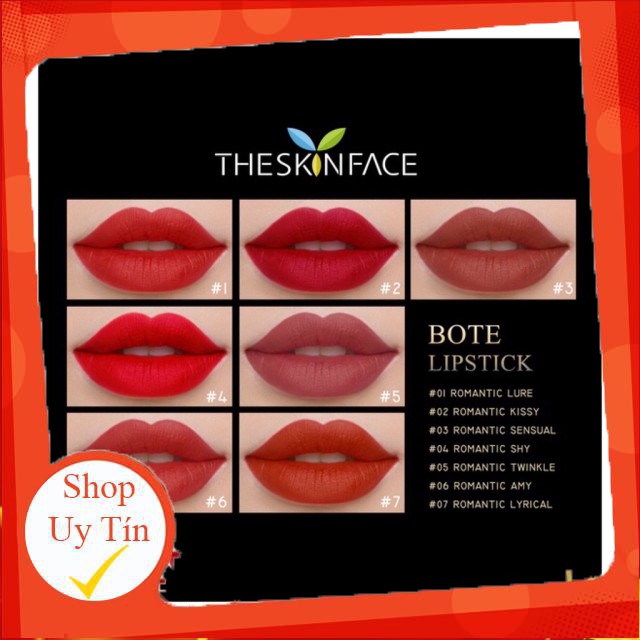 [ Hàng chính hãng ] Son The skinface bote lipstick mẫu mới 2018