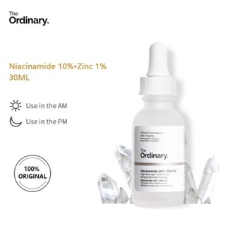 Serum The Ordinary Niacinamide 10% + Zinc 1% Giúp Cân Bằng Bã Nhờn Làm