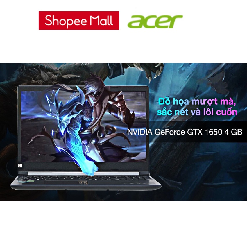 Laptop Acer Aspire 7 A715-42G-R05G (NH.QAYSV.007)/ Đen/ AMD Ryzen 5 5500U/ RAM 8GB/ 512GB SSD/NVIDIA GTX 1650/15.6&quot; FHD