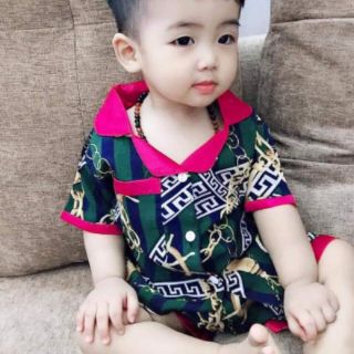 Bộ bijama lụa 3D cho cả bé trai và bé gái