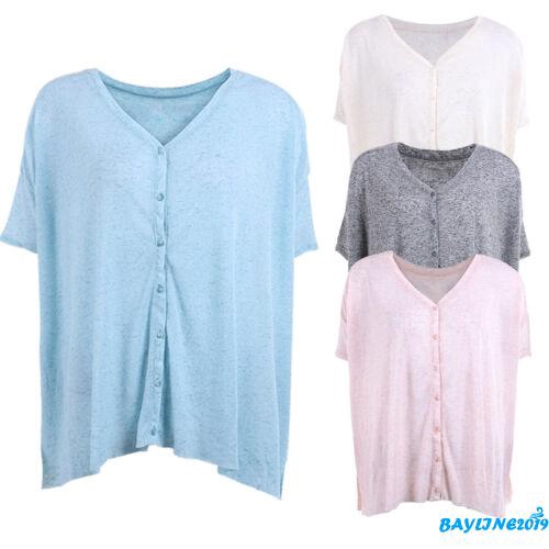 Áo Kiểu Cổ Chữ V Thiết Kế Màu Trơn Thanh Lịch