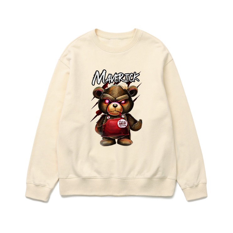 Áo sweater gấu Teddy sát thủ - Localbrand MVR Maverick - Áo Khoác Nỉ Bông Cotton Vải Đẹp Dầy Dặn - LITH19102006
