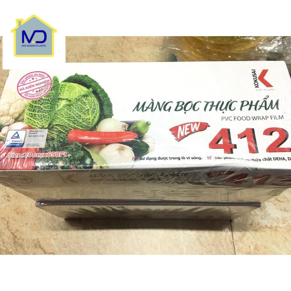 (hot) Màng bọc thực phẩm KOKUSAI 412 [Hàng công ty chính hãng]