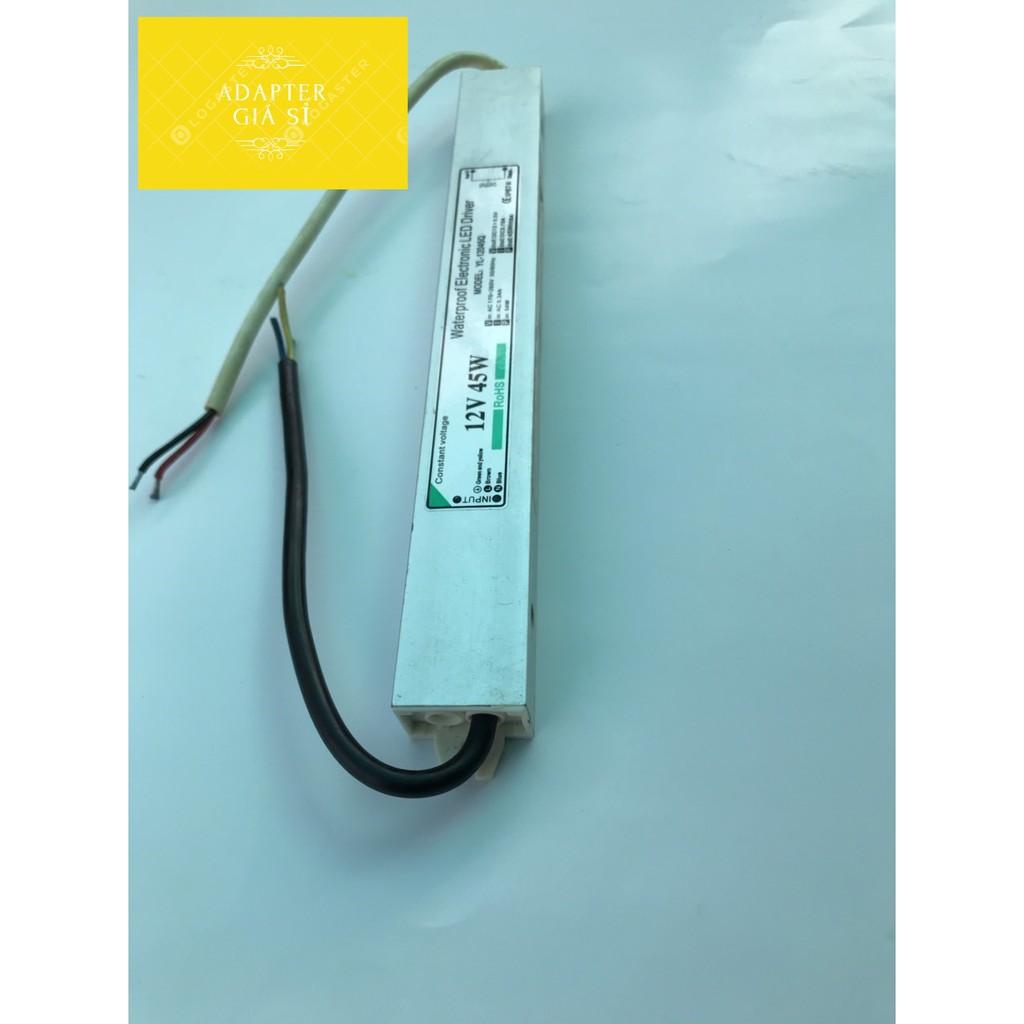 Nguồn LED 12V 45W ngoài trời chống nước IP67