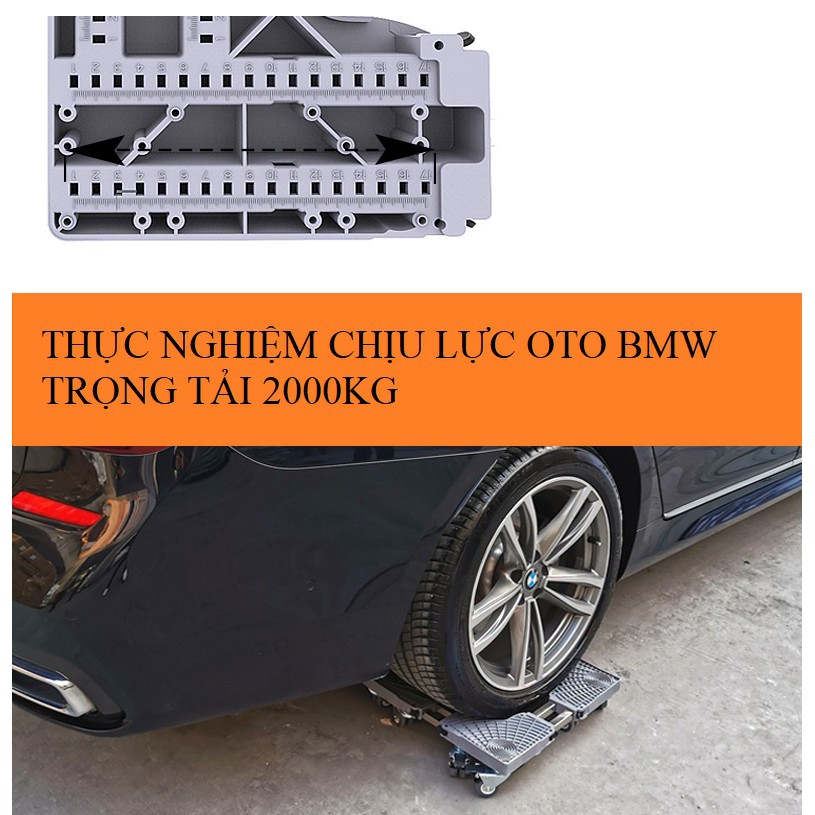 Chân kê máy giặt cao cấp có bánh xe