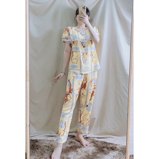 Bộ đồ Tole - Bộ lanh tay ngắn quần 9 tấc