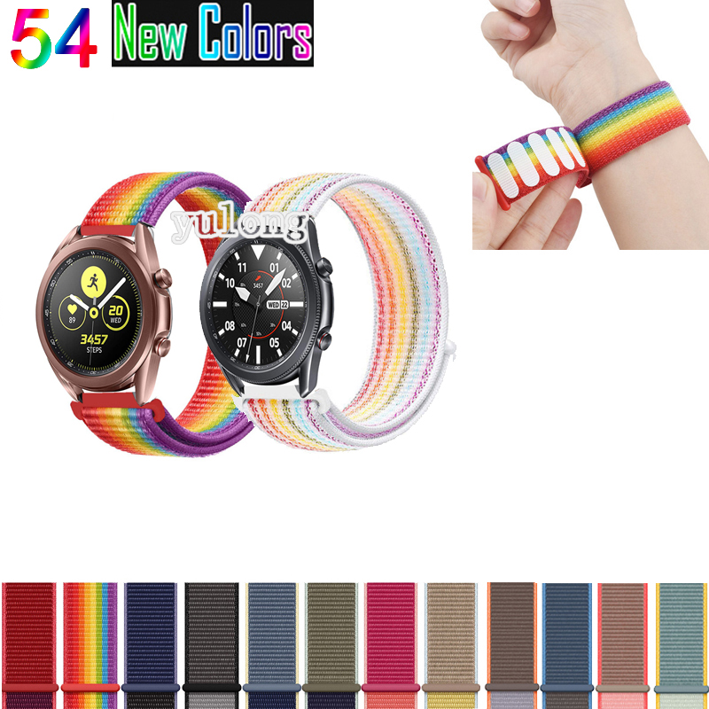 Dây Đeo Bằng Sợi Nylon Dành Cho Đồng Hồ Thông Minh Samsung Galaxy Watch 3 41mm 45mm