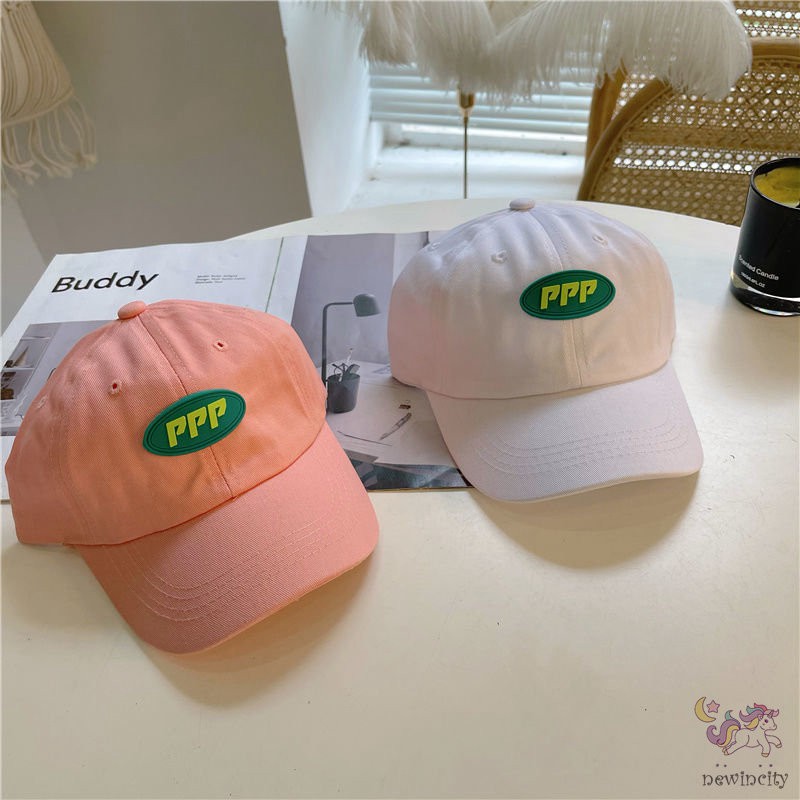 Mũ lưỡi trai in họa tiết chữ phong cách Hàn Quốc dành cho bé