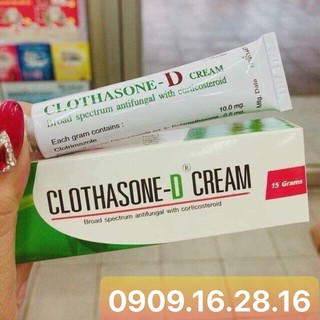 Kem bôi nấm móng nấm tay chân CLOTHASONE D CREAM THÁI LAN