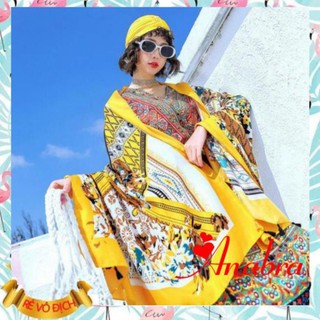 [ COSPLAY SEXY KATA - HÀNG CAO CẤP ] Khăn Choàng Boho Thổ Cẩm - Khăn Choàng Cổ GIữ Ấm