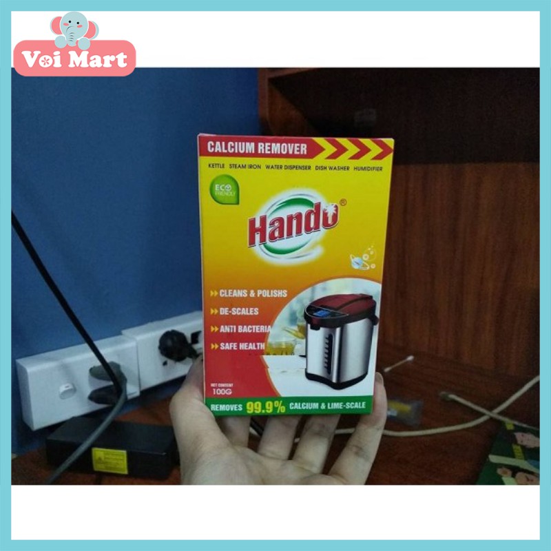 💦🔥Bột Tẩy Cặn Vôi Canxi Ấm Đun Nước, Phích Giữ Nhiệt, Bình Nóng Lạnh