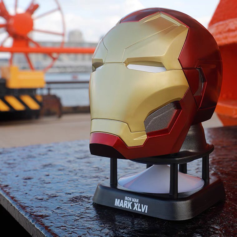 FREESHIP ĐƠN 50K_Loa mini bluetooth Marvel Iron Man cao cấp sang trọng kèm dây sạc