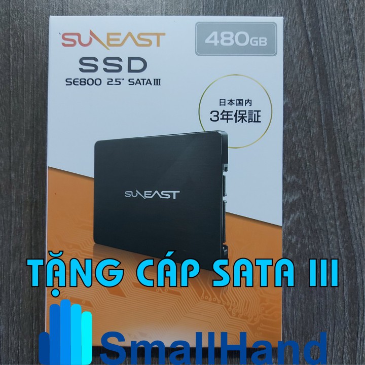 Ổ cứng SSD SunEast 480GB/240GB/120GB nội địa Nhật Bản – CHÍNH HÃNG – Bảo hành 3 năm – Tặng cáp dữ liệu Sata 3.0