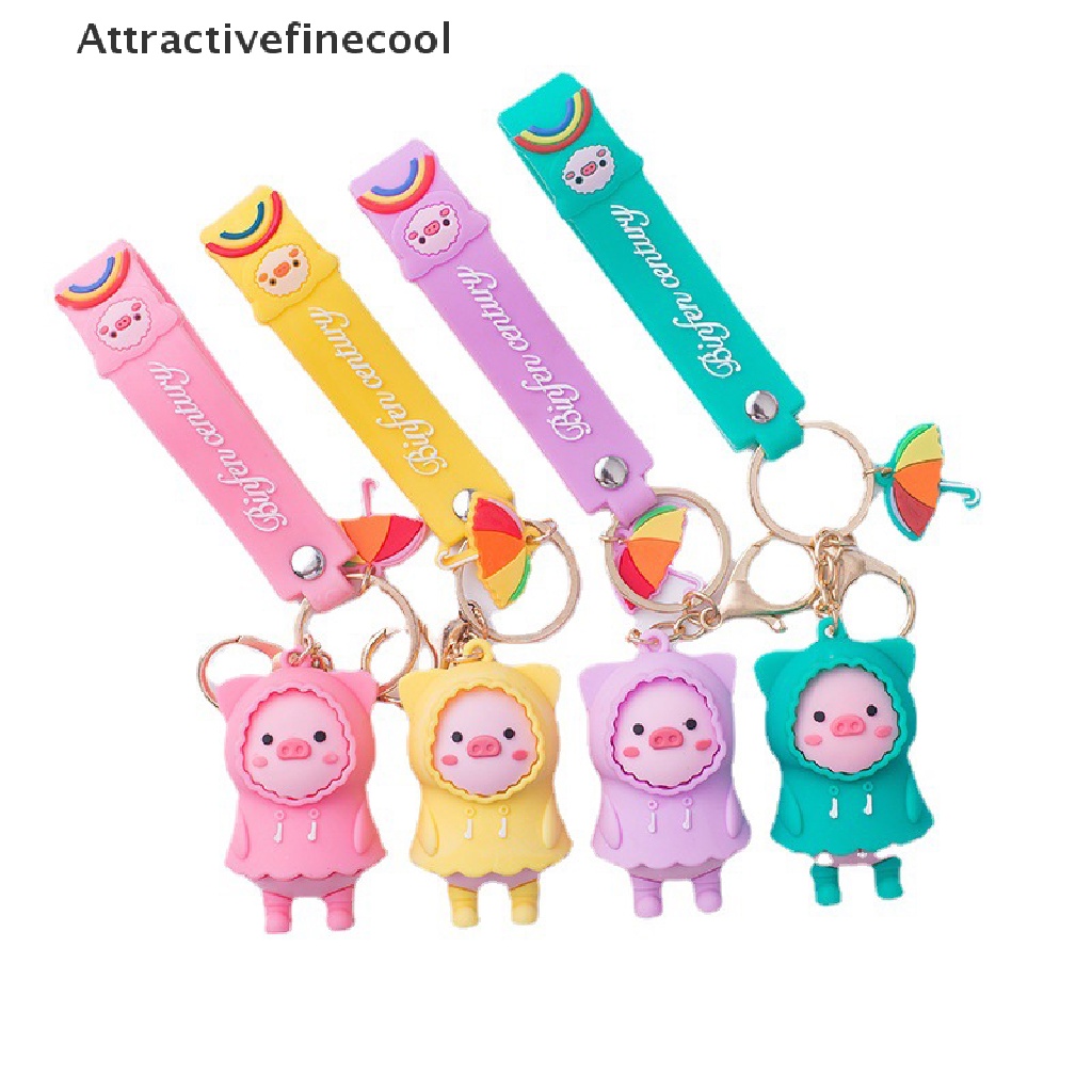 Móc Khóa Hình Heo Hoạt Hình Xinh Xắn