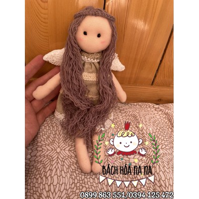 DIY Bộ Kit tự may búp bê THIÊN THẦN NHỎ- thú nhồi bông tự làm, búp bê handmade - Handmade Nana Shop