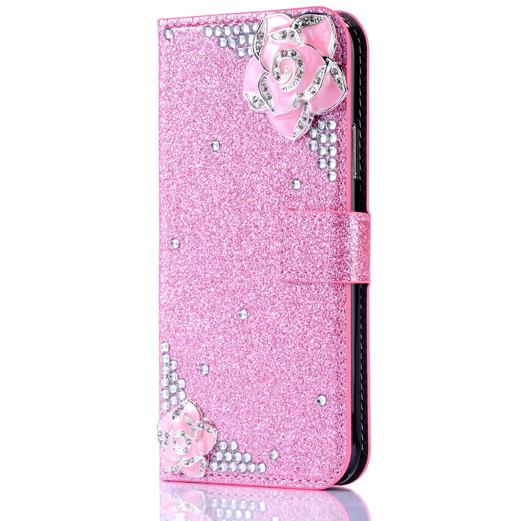 Bao da kim tuyến đính hoa hồng sang trọng cho Samsung S5 Note 8 | BigBuy360 - bigbuy360.vn