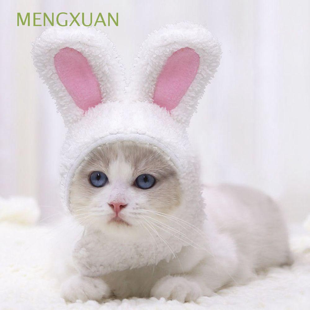 Mũ tai thỏ giữ ấm vui nhộn dành cho thú cưng