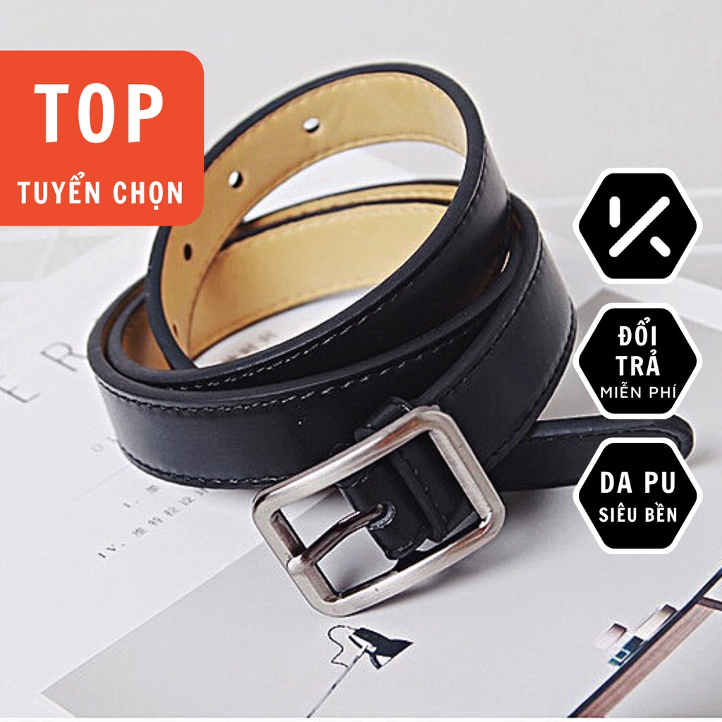Thắt Lưng Da Nam Trẻ Trung BL Belt Màu Đen - Dây Lưng Chất Lượng Cao - Kuu Studio - BL Belt