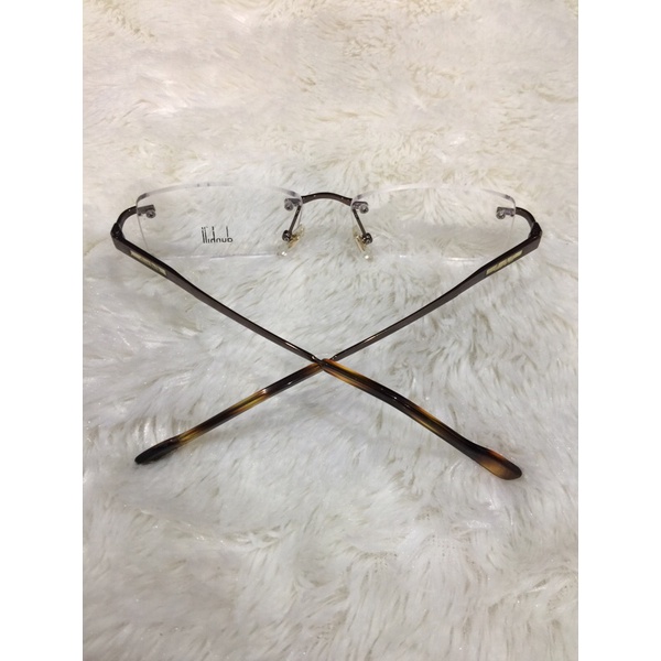 Gọng kính khoan 3  mảnh hàng bãi xịn