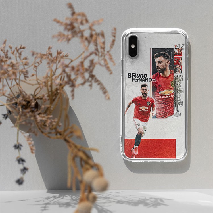 Ốp lưng ốp Iphone Bruno Fenandes Manchester United màu đẹp từ 6 đến 12 MAN20210491