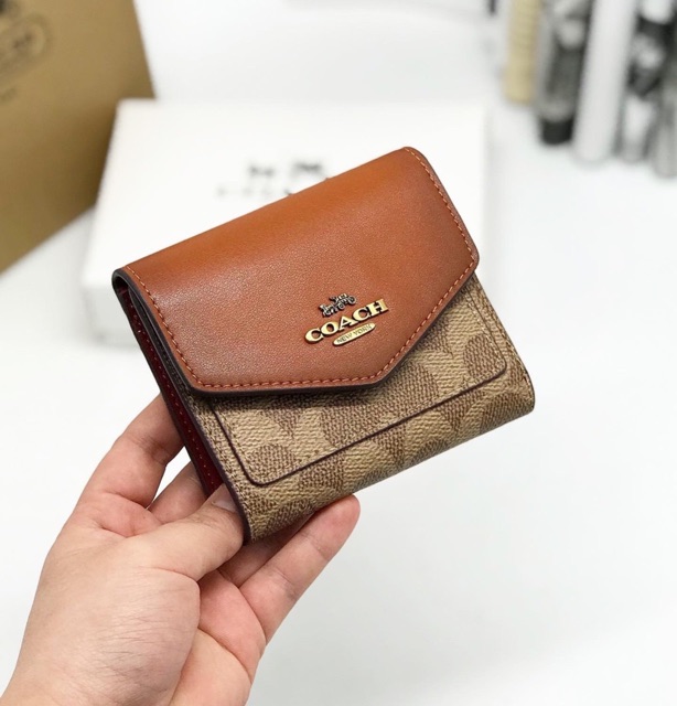 Ví Coach mini bì thư