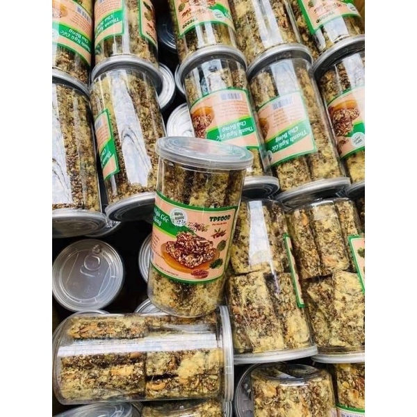 Thanh ngũ cốc gạo lứt mix hạt chà bông