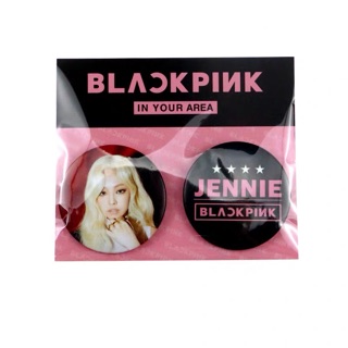 Huy hiệu đôi 2 chiếc Black Pink