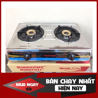 Bếp ga đôi inox