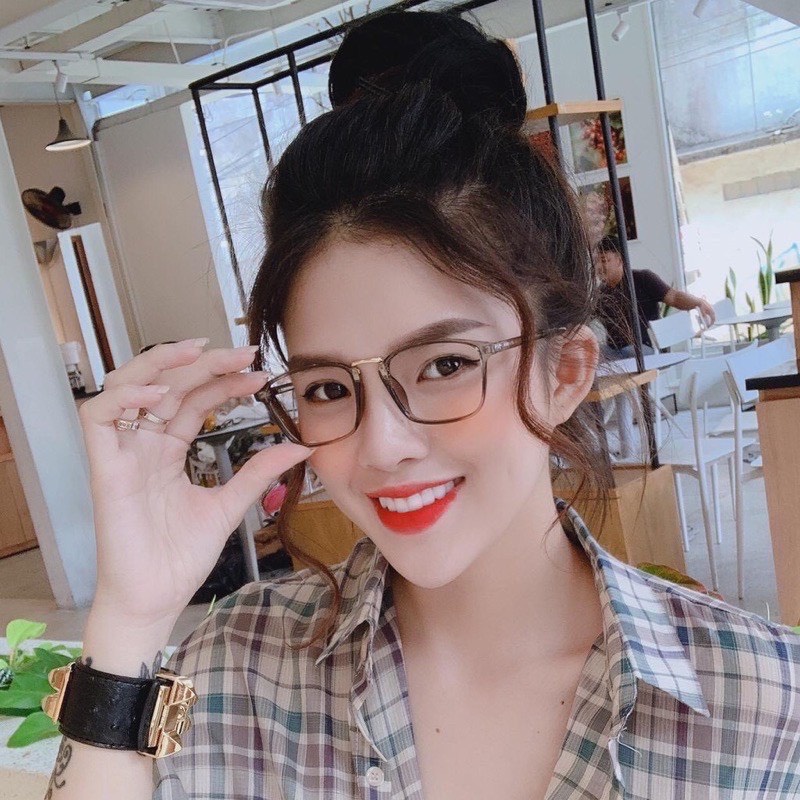 Kính Form vuông Nam Nữ k192 Chất liệu nhựa hàn quốc kiểu dáng hot trend