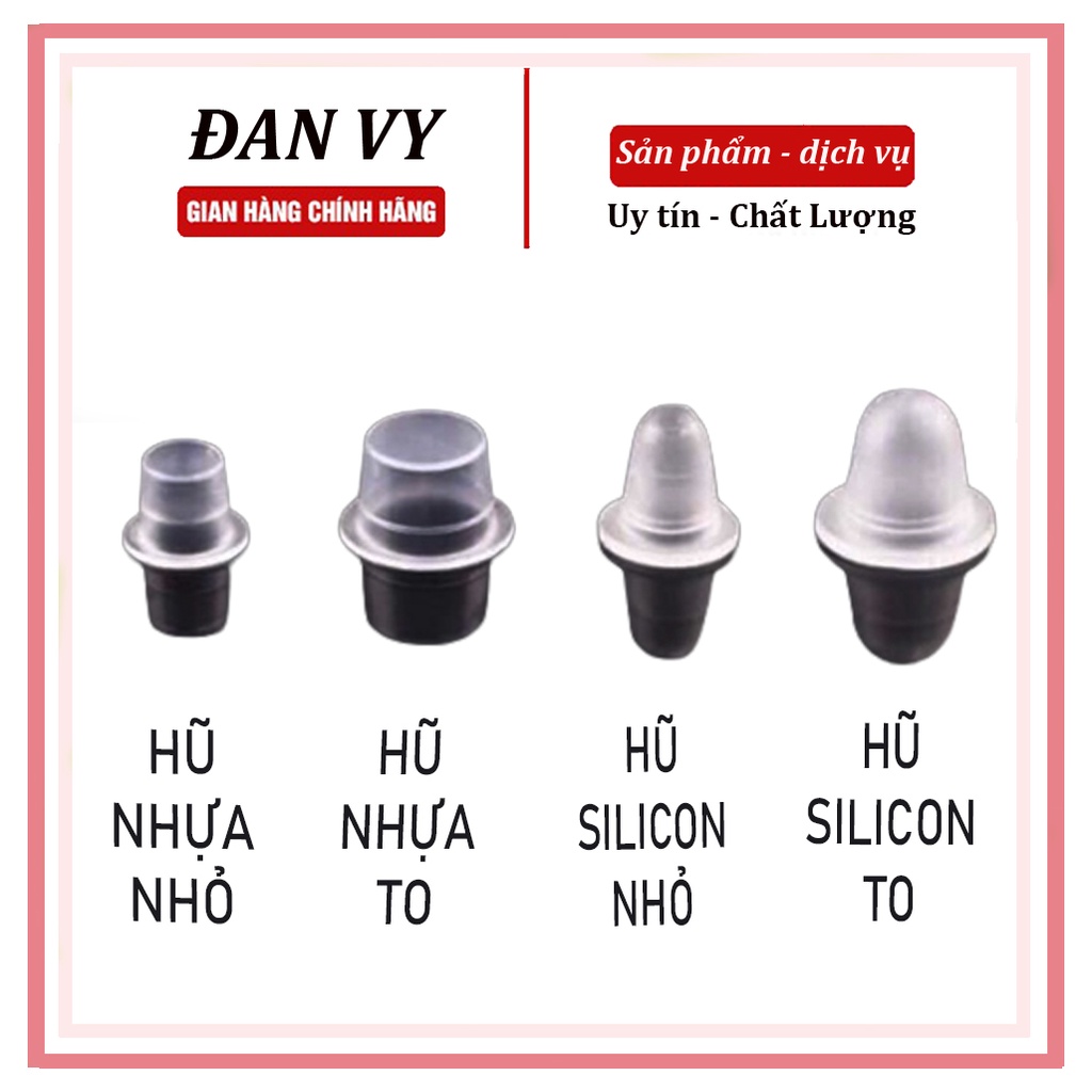 Chum đựng mực, hũ đựng mực xăm silicon và nhựa gói 100 cái