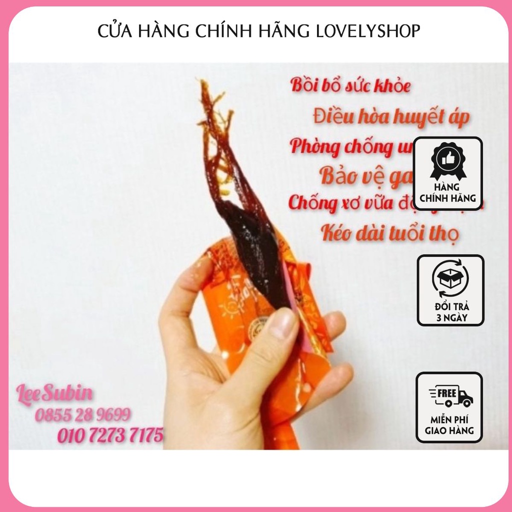 Hồng Sâm Tẩm Mật Ong Nguyên Củ Achim Cao Cấp Hàn Quốc