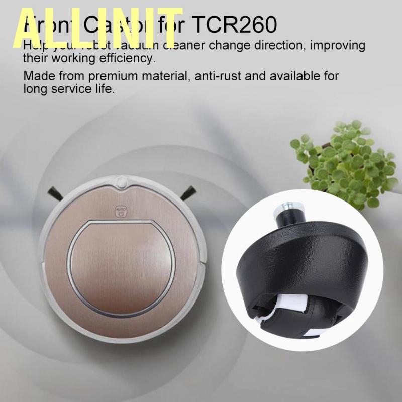 Bánh xe trước giúp điều hướng thích hợp cho máy hút bụi Ecovacs Deebot TCR260 TCR266 CR350 CEN350 D35B