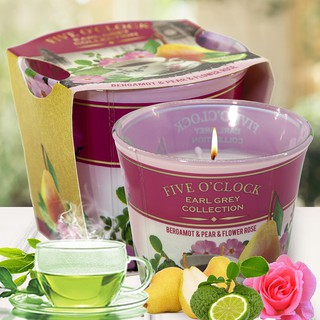 Nến thơm tinh dầu Bartek HƯƠNG TRÀ CAM thơm phòng, khử mùi 115g - Nến thơm phòng thiên nhiên ( Giao mẫu ngẫu nhiên )