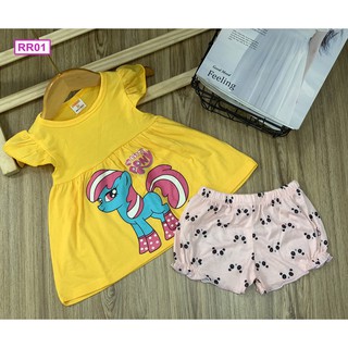 Bộ bé gái siêu dễ thương